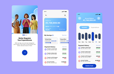 Finance / Savings Mobile App UI/UX Design design figma design interphase design mobile app ui prototyping ui ui design uiux ux design wireframes