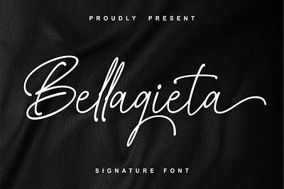 Bellagieta - Monoline Script Font alphabet calligraphy design display font elegant font fonts handwriting handwritten font script script font signature typography