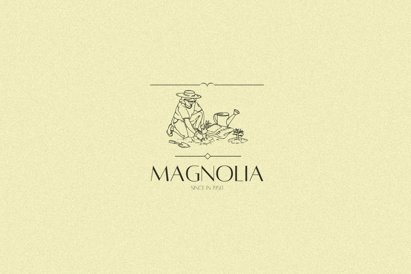 Logo for Gardener art branding design logo graphic design guidebook illustration logo