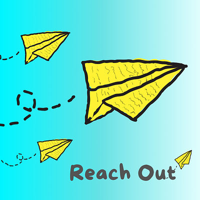 Reach Out - The Paper Plane Connection branding canva communication theme contact page design digital art graphic design illustration interactive design logo minimalist design paper plane design portfolio design uxui design web design