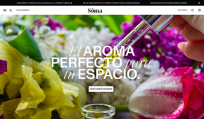 Soma hero design hero homepage trendy web web design