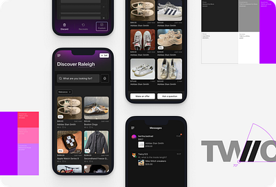 TWICE Market product design ui ux visual identity