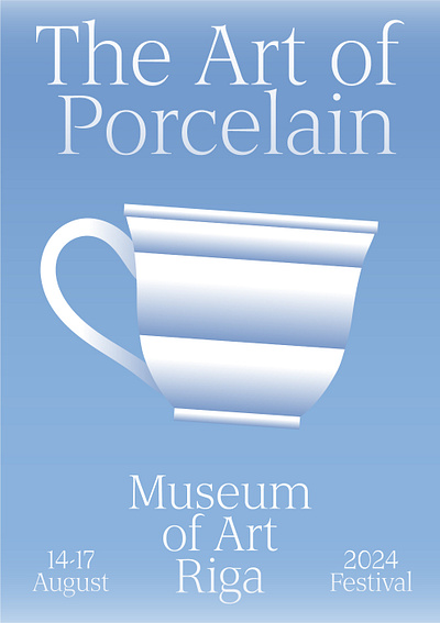 Porcelain Festival - Poster branding graphic design