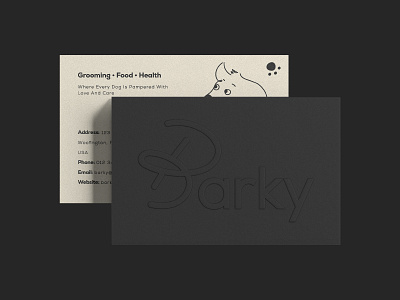 Business Card Design - Barky dog breeder business cards