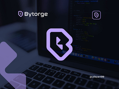 B | Modern | Tech | Brand logo design for "Bytorge" abstract logo branding logo modern tech tech logo technology