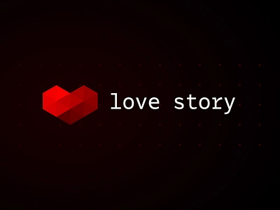 Love Story, AI-powered dating app logo design: heart, L, S, path ai artificial intelligence branding connections dating app heart intelligent l letter mark monogram logo logo design love story matchmaking meaningful path relations relationship romance s streamline