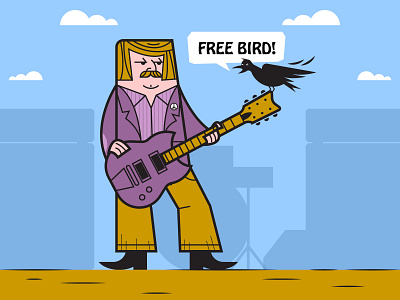 Free Bird! illustraion illustration illustration art illustration digital illustrations seattle