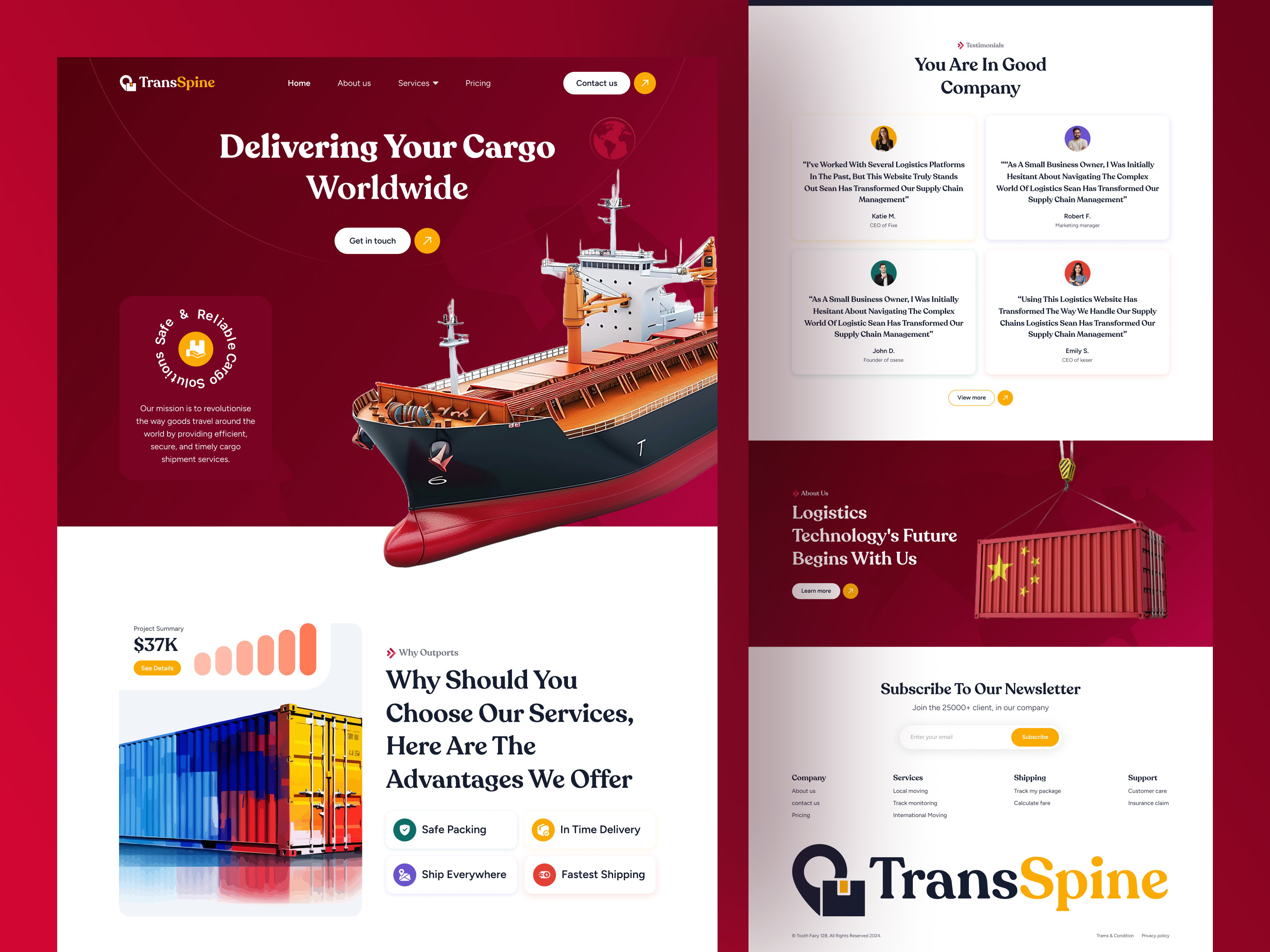 Example of Landing Page Design