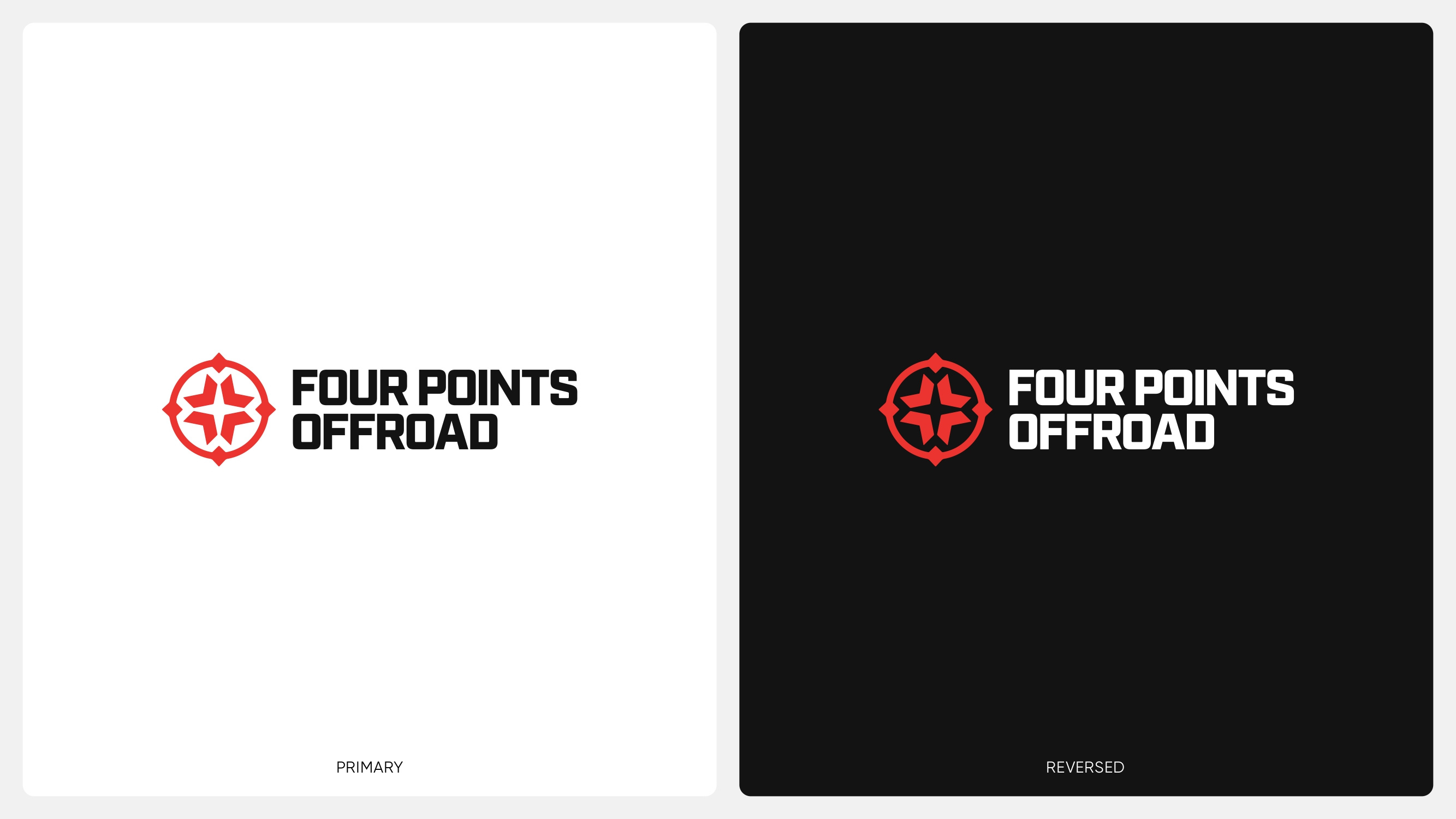 Four Points Offroad branding design graphic design icon illustration illustrator logo minimal vector