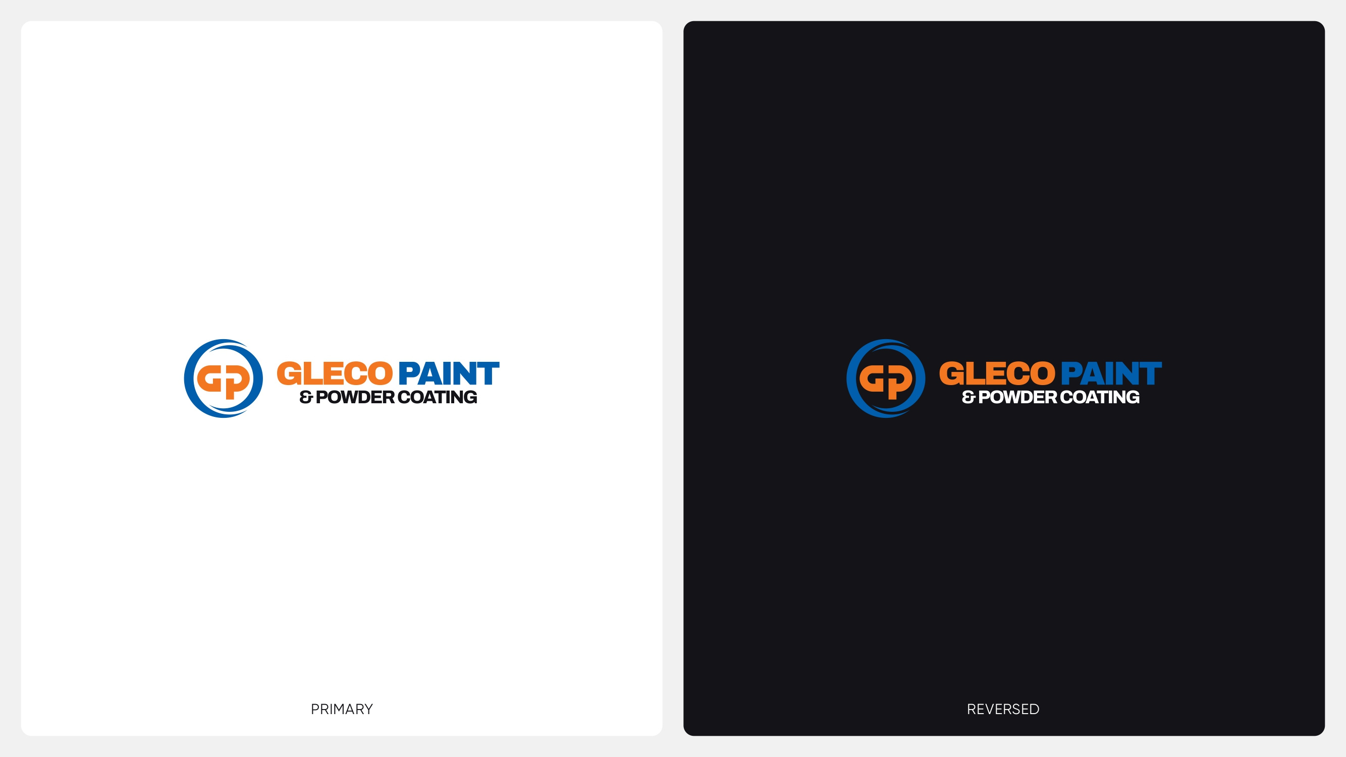 Gleco Paint & Powder Coating branding design graphic design icon illustration illustrator logo minimal vector