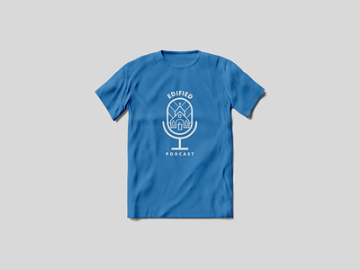 Edified Podcast T-shirt branding design edified edified podcast edify logo logo shirt podcast shirt t shirt tee tee shirt