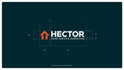 Hector Home Services branding design graphic design icon illustration illustrator logo minimal ui vector