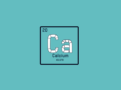 Calcium - Logo Animation 2d animation 3d 3d animation after effects animation custom logo animation graphic design logo logo animation motion design motion graphics