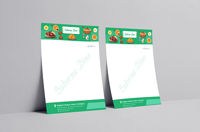 Letter Pad Design flyer design letter pad design letter pad template design letterhead design logo design pad design social media post design vectorization