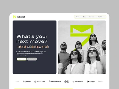 INCA.NT // Landing Page branding buisnes fintech graphic design landingpage logo sas ui