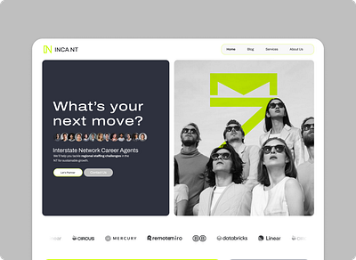 INCA.NT // Landing Page branding buisnes fintech graphic design landingpage logo sas ui