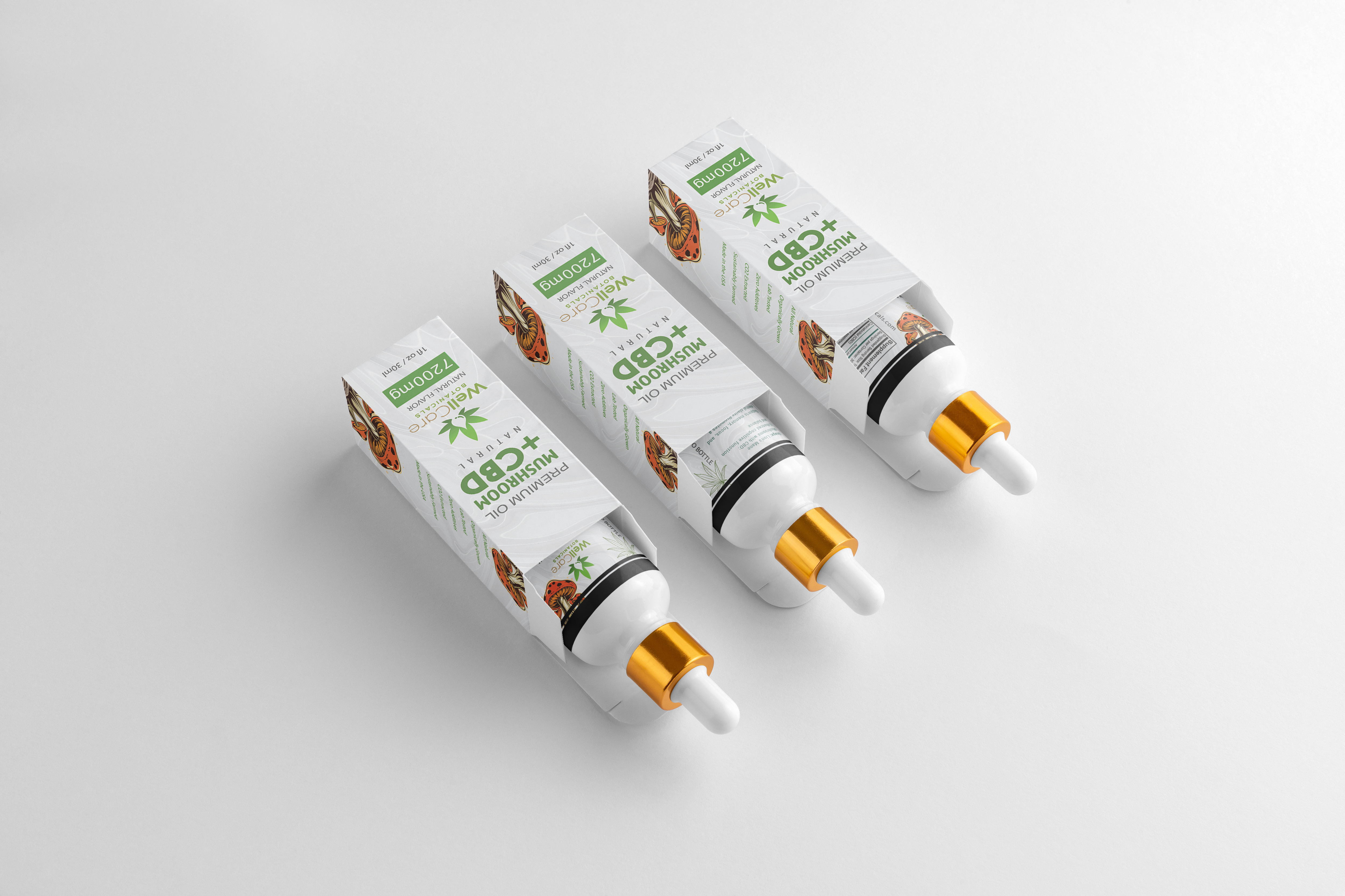 Example of Product Packaging Design, Box, Label &3D