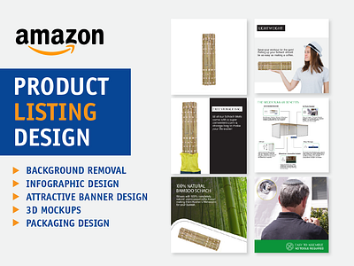 Amazon product listing designs amazon infographics