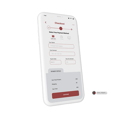 #DailyUI Checkout Page uiux designer