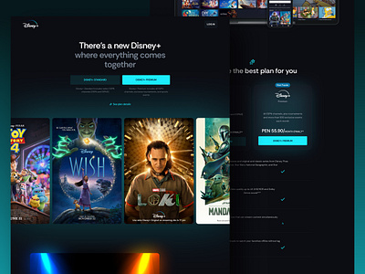 Disney+ redesign concept concept disney ui