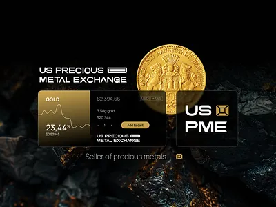 Logo design for Metal Exchange 🪙 brand design brand designer brand guidelines brand identity branding business coin logo crypto logo exchange gold gold logo logo logo design logo designer logodesign logotype money exchange silver coin startup visual identity