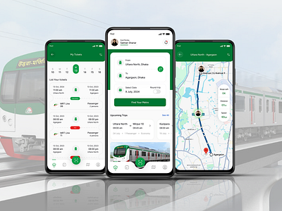 Dhaka Metro-Rail E-Ticketing System app app ui design dhaka metro rail eticket app metro rail metro rail app mobile app mobile app design ticket app ui uiux website ui