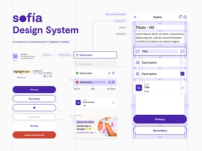 Sofía Design System atomic design system graphic design ui ux