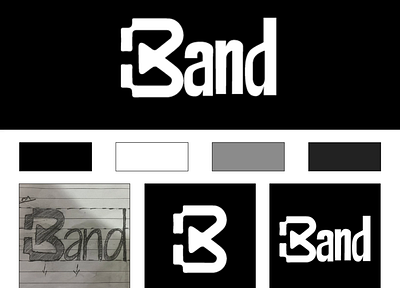 Band.co Brand Guide branding graphic design logo visual