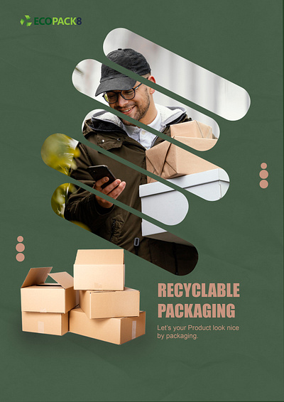 Packaging brand poster social media post