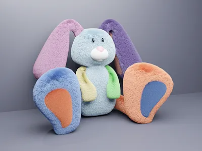 3D bunny 3d 3d bunny 3d visualization blender 3d bunny