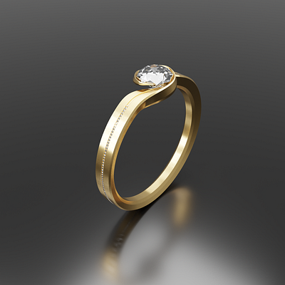 Golden ring 3D 3d 3d golden ring blender 3d