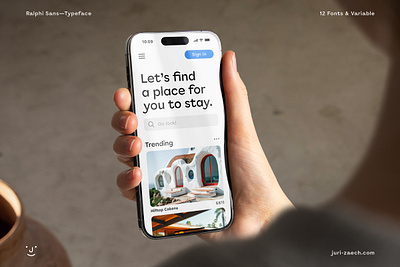 Ralphi Sans Variable Typeface app design font geometric interface iphone sans serif type typeface typography ui variable web 2.0 webdesign