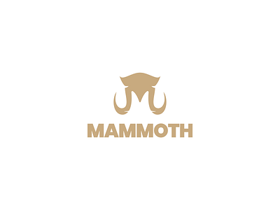 Mammoth Logo Design animal apparel brand branding company design graphic design illustration logo mammoth sport vector