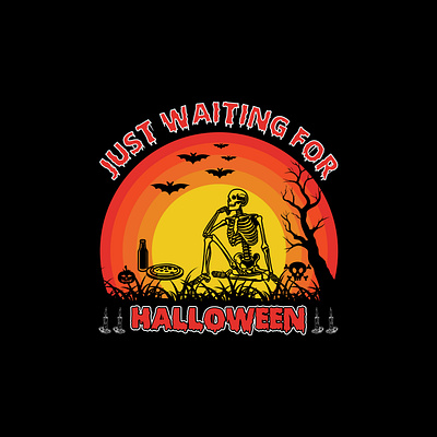 JUST WAITING FOR HALLOWEEN retro