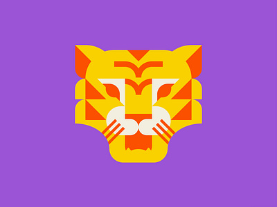 Tiger Style animal asian pride geometry graphic design illustration shapes tiger vector