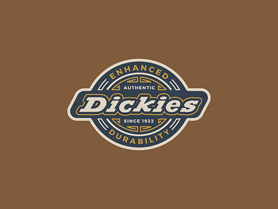 Dickies Lockup Design 3 branding design graphic design logo typography vector