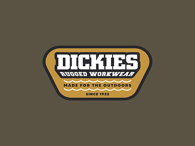 Dickies Lockup Design 5 branding design graphic design logo typography vector