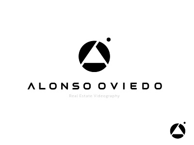 Alonso/Videography logo bold camera design geometric letter a logo logodesign modern videographer