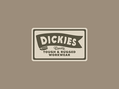 Dickies Lockup Design 9 branding design graphic design logo typography vector