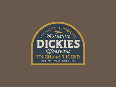 Dickies Lockup Design 13 branding design graphic design logo typography vector