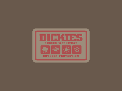 Dickies Lockup Design 14 branding design graphic design logo typography vector