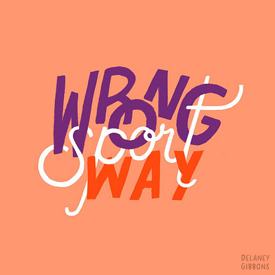 Sunny Side of the Street - lettering series colorful design digital graphic design hand lettering illustration lettering