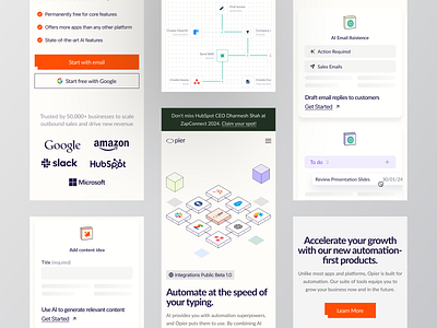 Responsive SAAS Websites automation cansaas clean design interface minimal productivity responsive saas saas builder saas design saas platform saas websites software software as a services ui ux web design websites workflow