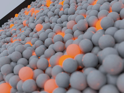 Ball Simulation // Blender 3d art balls blender motiondesign similation