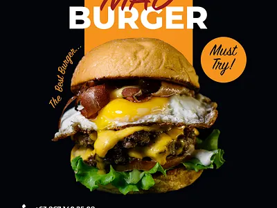 MAD Burger branding graphic design social media ads