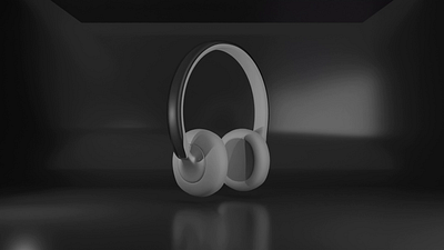 Headphone Hero Visual Landingpage 3d animation blender ecomercial headphone landingpage