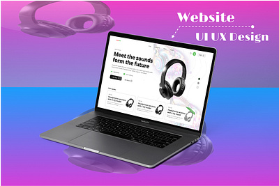 Ecommerce website - UI Design ecommerce website figma figma design headphone website landing page landing page design shopify website ui design ui ux design website design