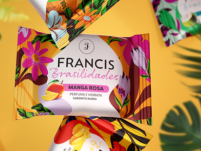 Francis Brasilidades Product Viz 3d 3d modeling 3d visualization art direction beauty blender brand identity brazilian culture cgi cultural design digital art graphic design package packaging design photo product design product rendering product shots render art tropical