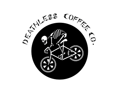 Deathless Coffee Co. branding graphic design illustration logo typography