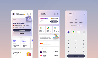 Redesigning Mobile app Wallet 3d app fintech minimal redesign wallet